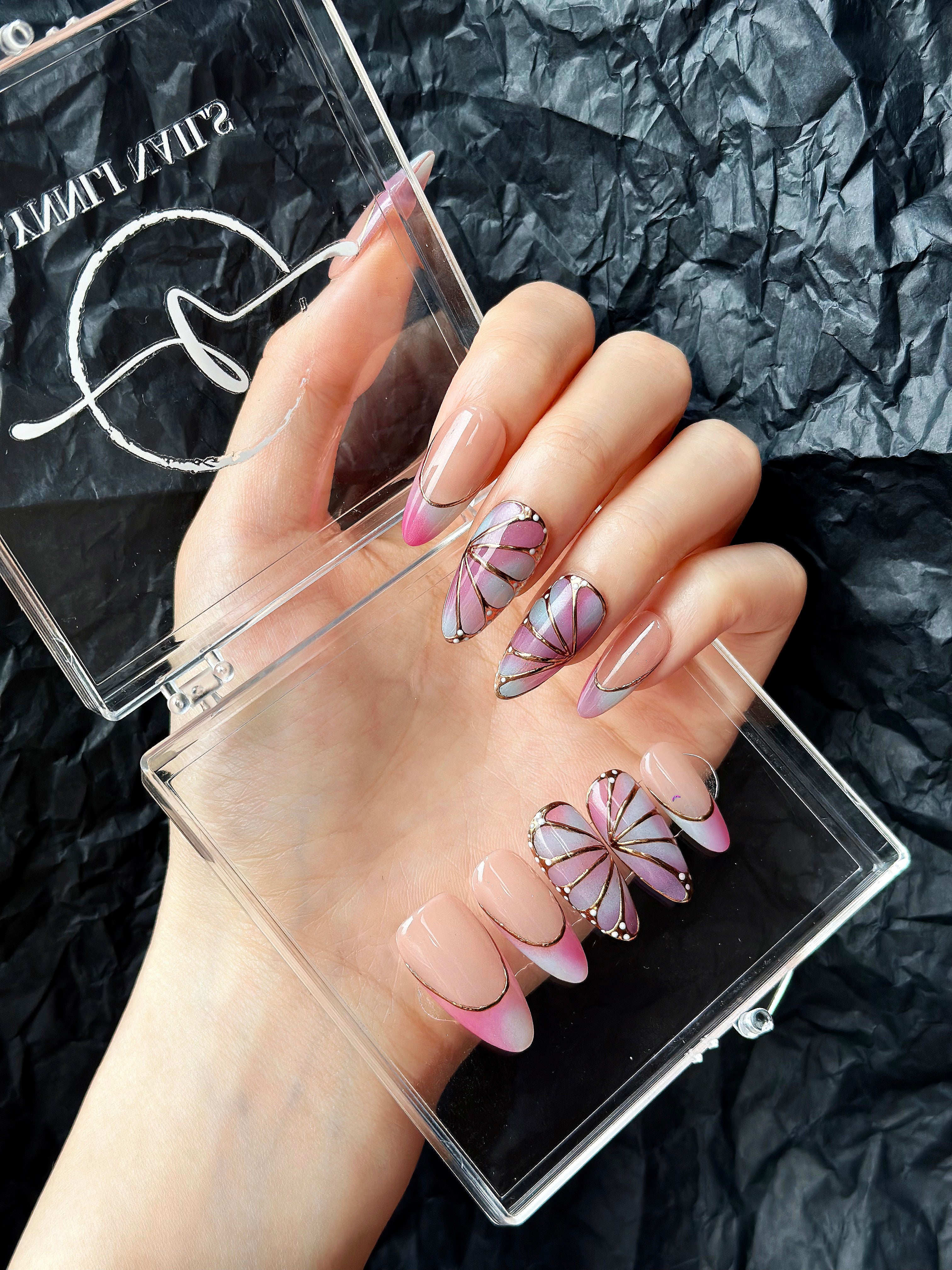 Pastel Butterfly French